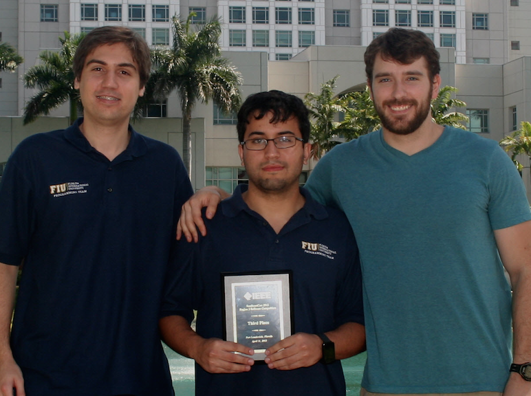 Programming Team won third place at the IEEE SoutheastCon