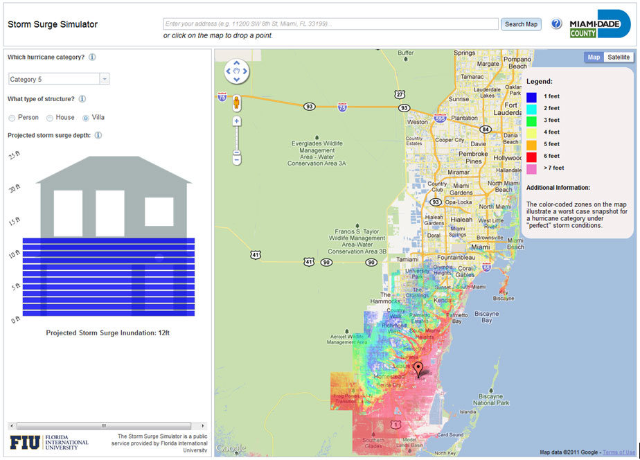 Storm Surge Simulator for the common John Doe