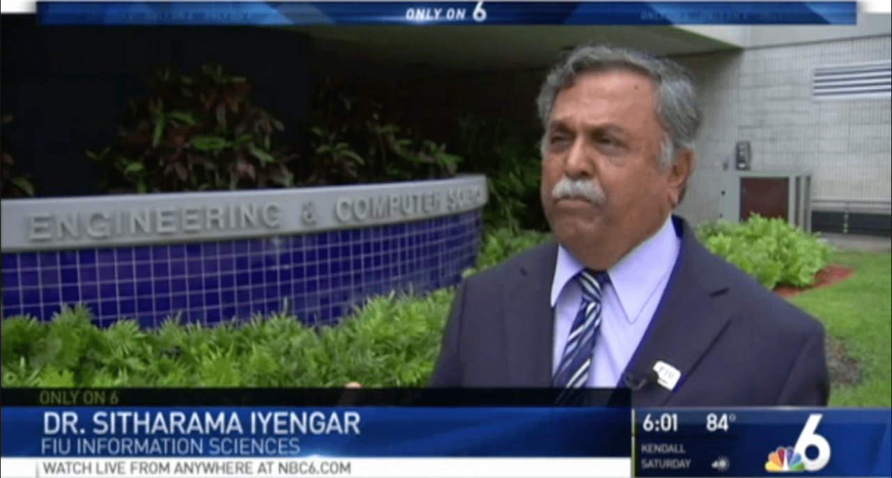 Dr. Iyengar on NBC 6 News Miami photo