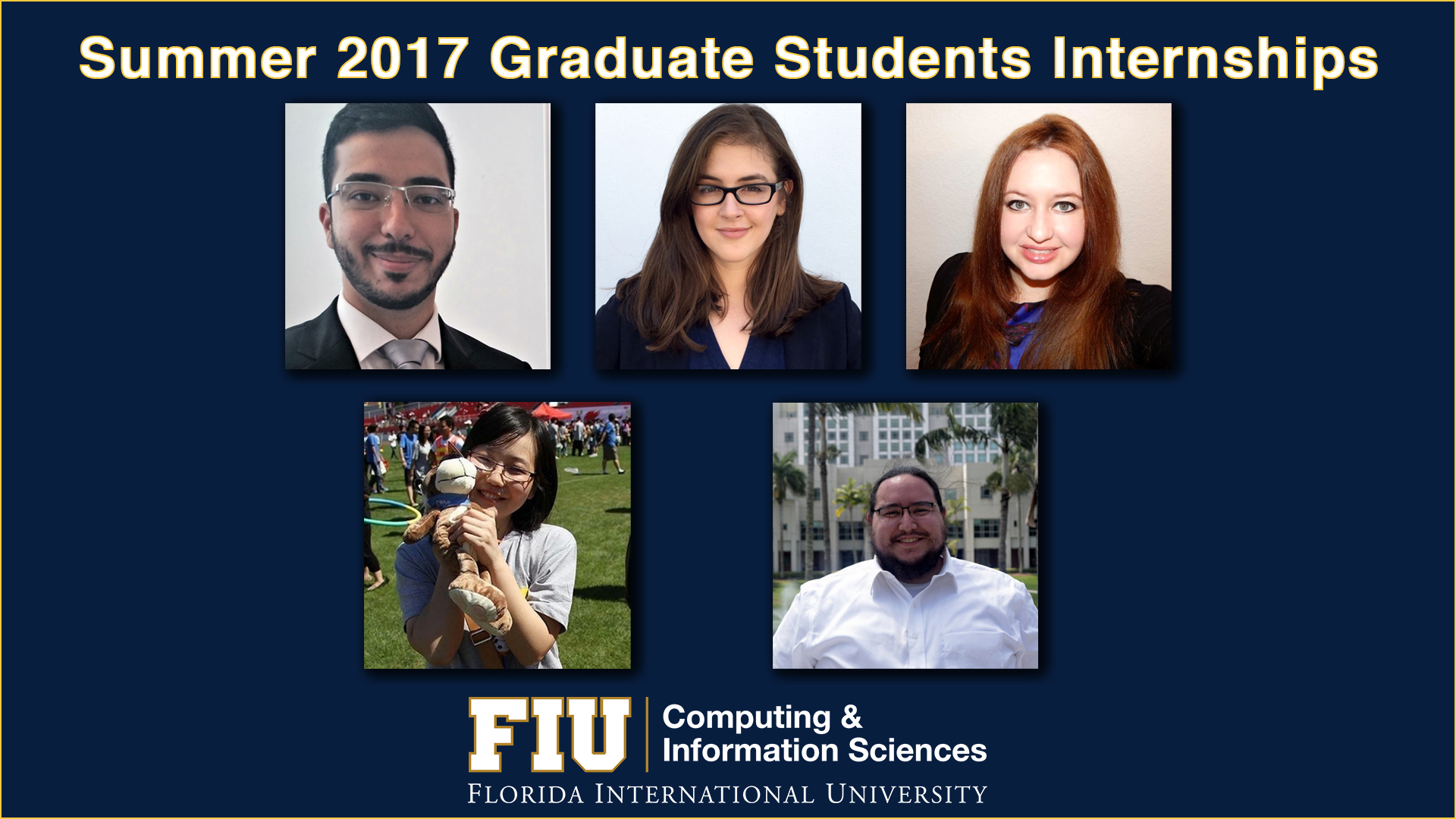 Summer 2017 Graduate Students Internships