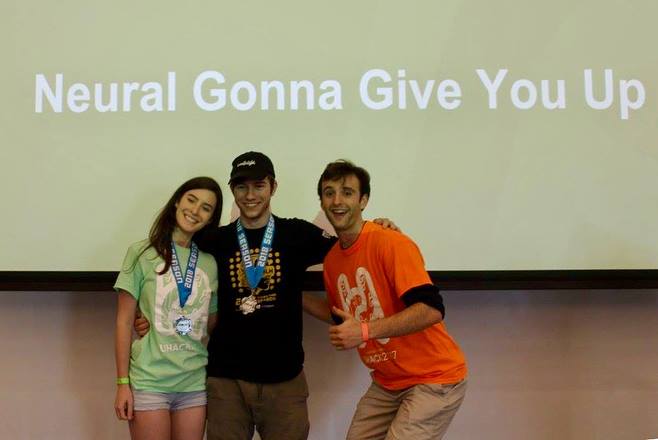 Neural gonna give you up – FIU Students place 1st at UHack 2017