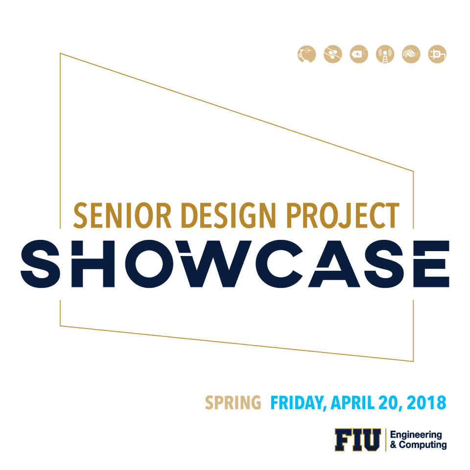 Flyer of Senior Design Project Showcase