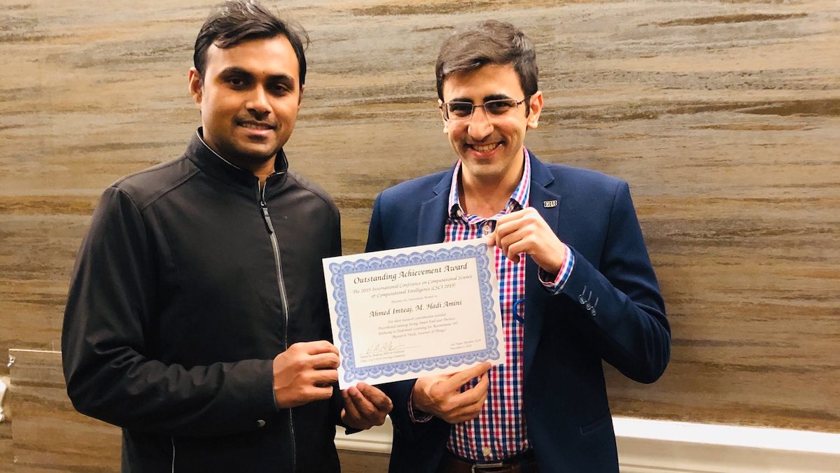 SCIS Researchers from solid lab Received the Best Paper Award at the 2019 IEEE Conference on Computational Science & Computational Intelligence