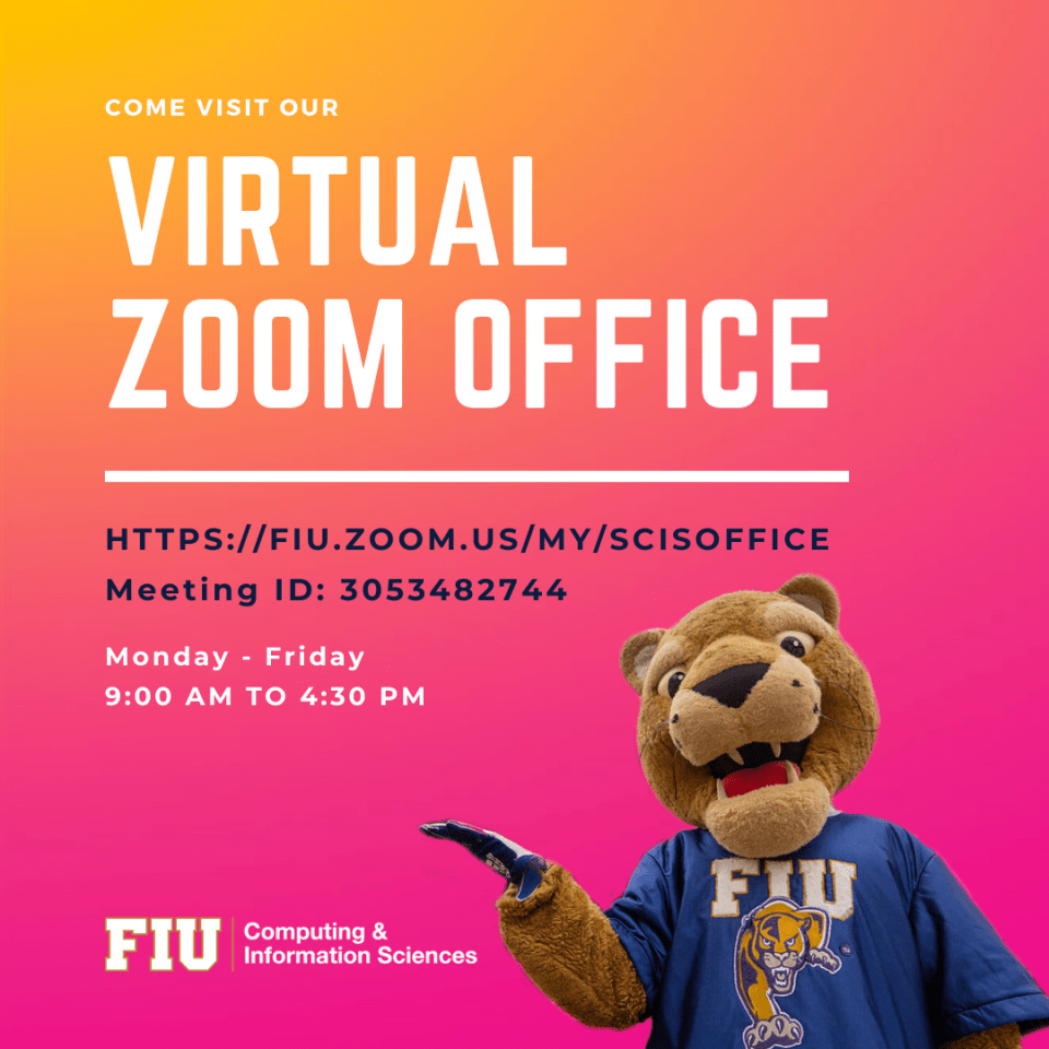 Zoom virtual office poster