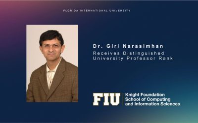 Professor Giri Narasimhan to Receive Distinguished University Professor Rank