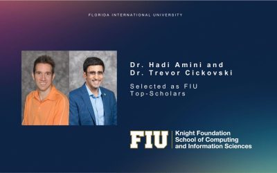 Dr. Hadi Amini and Dr. Trevor Cickovski Selected as FIU Top-Scholars